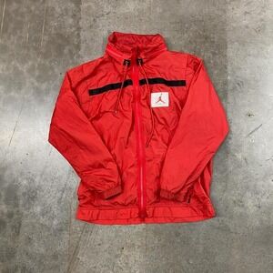 Nike Air Jordan Wings Of Flight Windbreaker Gym Red Size M